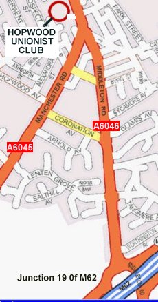 Heywood Chess Club - Location Map